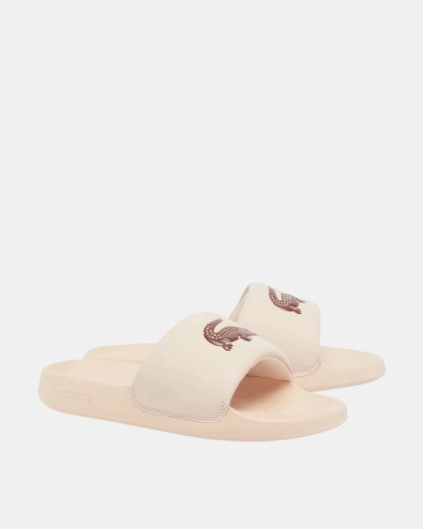 Sandalias Chancletas Mujer LACOSTE Rosa 49CFA0022 SERVE SLIDE