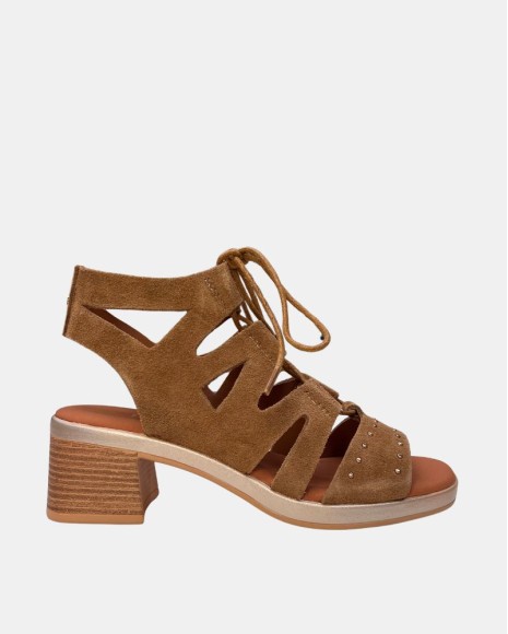 Sandalias Abiertas Mujer RKS Marrón 137456