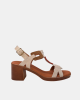 Sandalias Mujer RKS Beige 137483