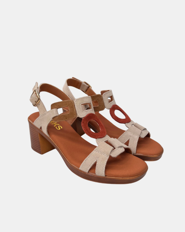 Sandalias Mujer RKS Beige 137483
