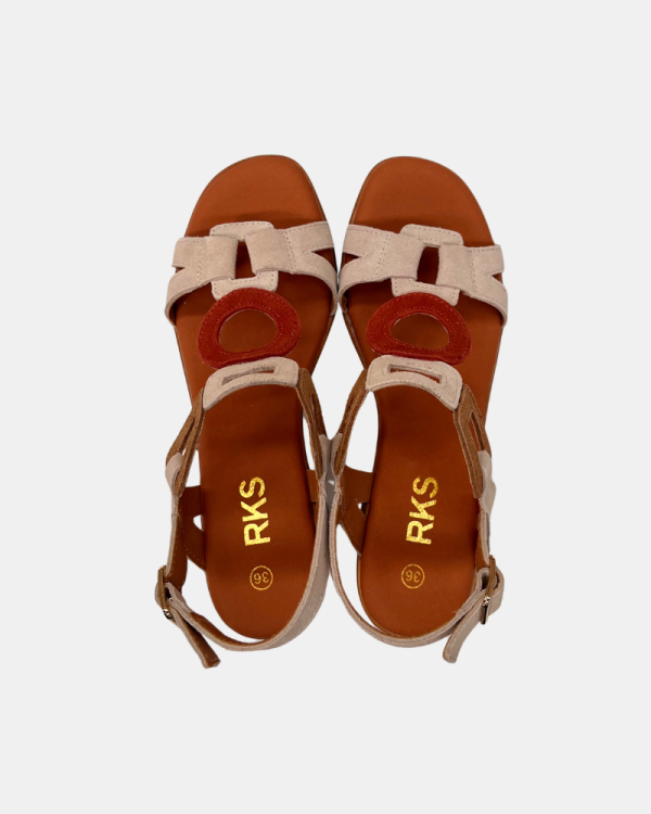 Sandalias Mujer RKS Beige 137483
