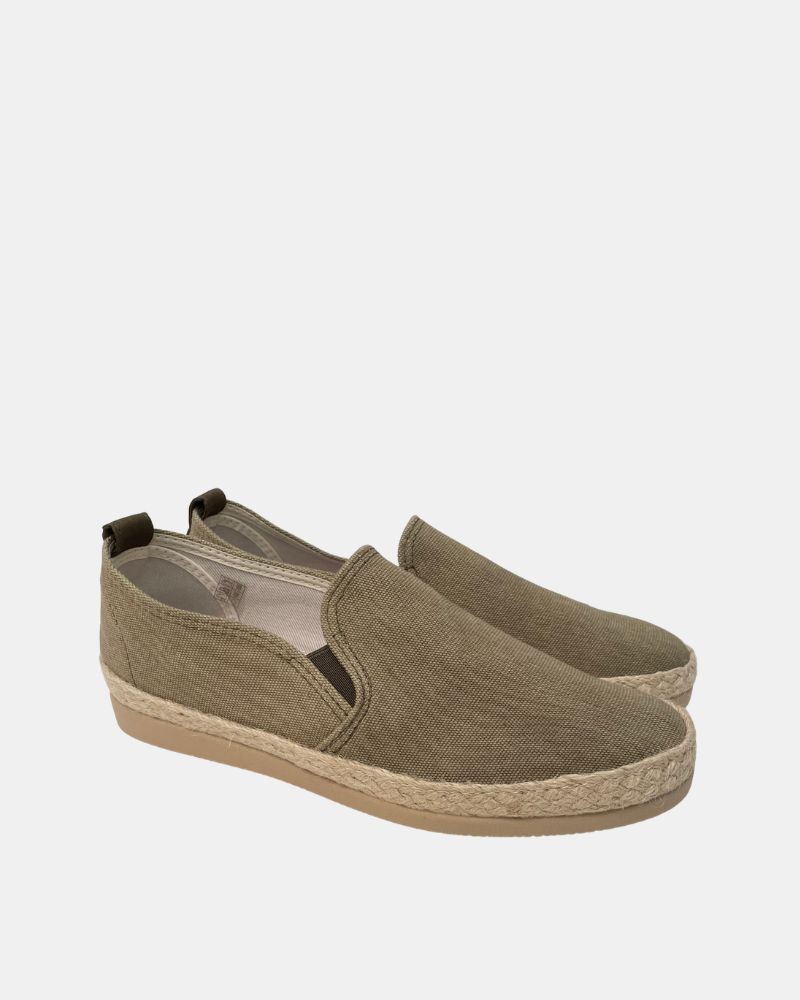 Zapatos Alpargatas Rafia Hombre RKS Verde BC11965