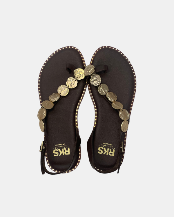 Sandalias Mujer RKS Marrón 5842