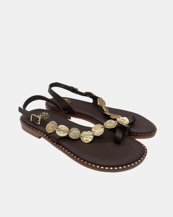 Sandalias Mujer RKS Marrón 5842