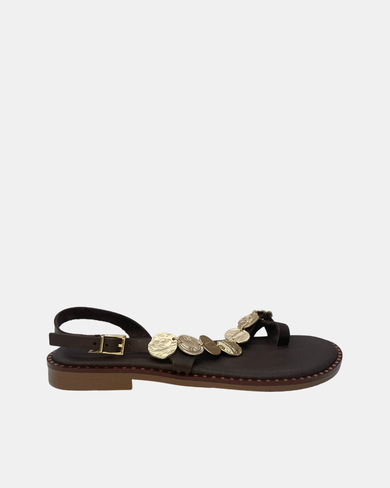 Sandalias Mujer RKS Marrón 5842