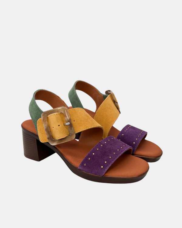 Sandalias Mujer RKS Morado 137480