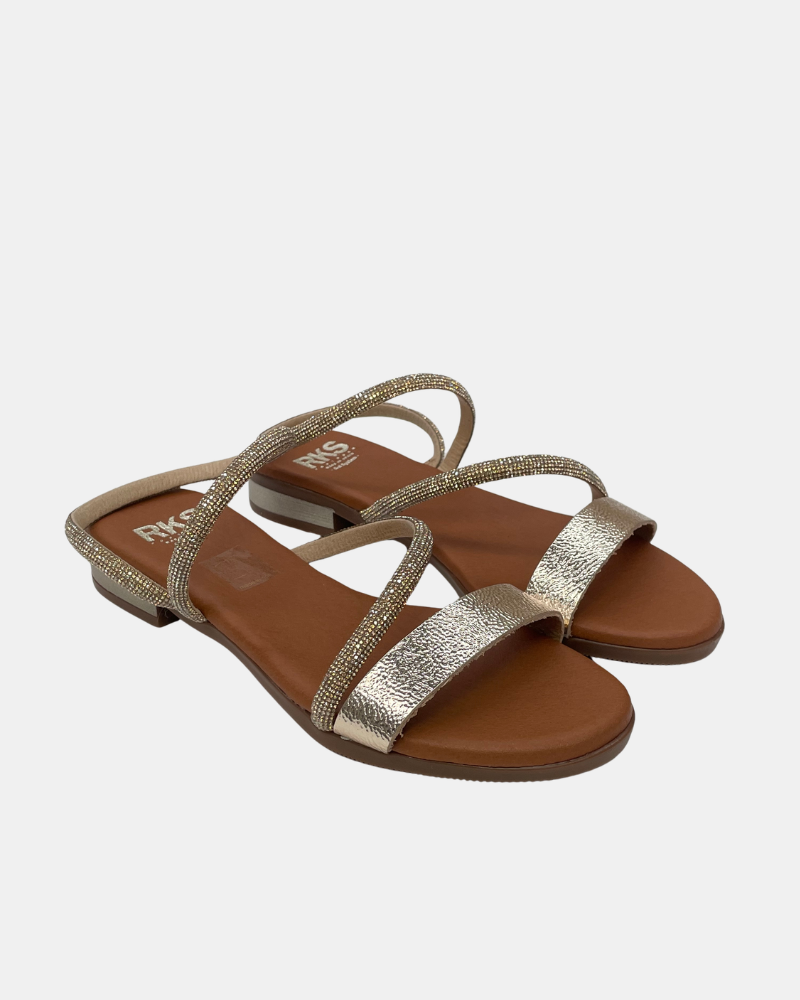 Sandalias Fiesta Mujer RKS Oro 5861