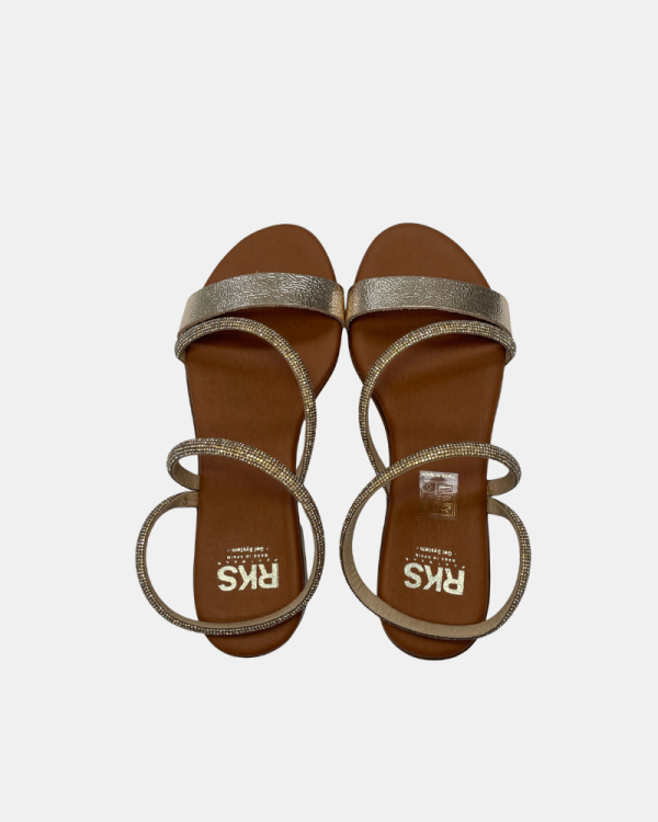 Sandalias Fiesta Mujer RKS Oro 5861
