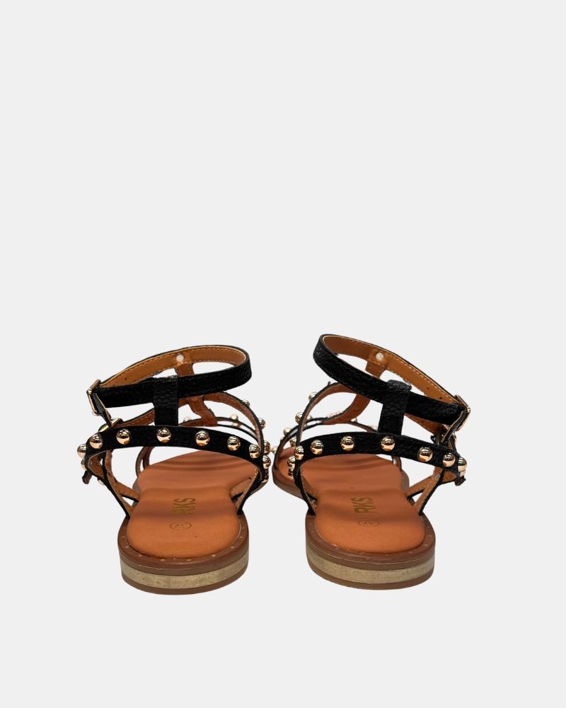 Sandalias Abiertas Mujer RKS Negro 137471