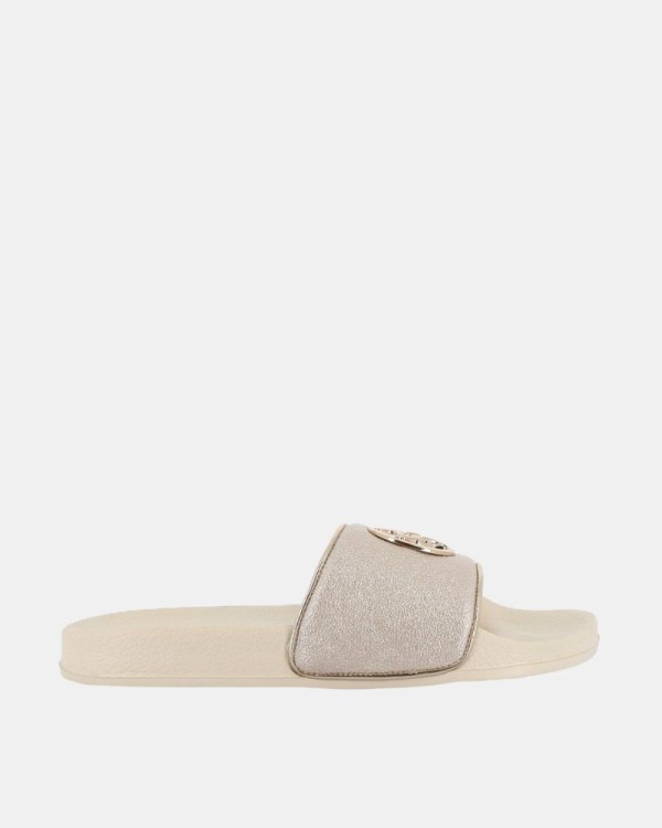 Sandalias Chancletas Mujer US Polo Beige IVY002E 6Y6