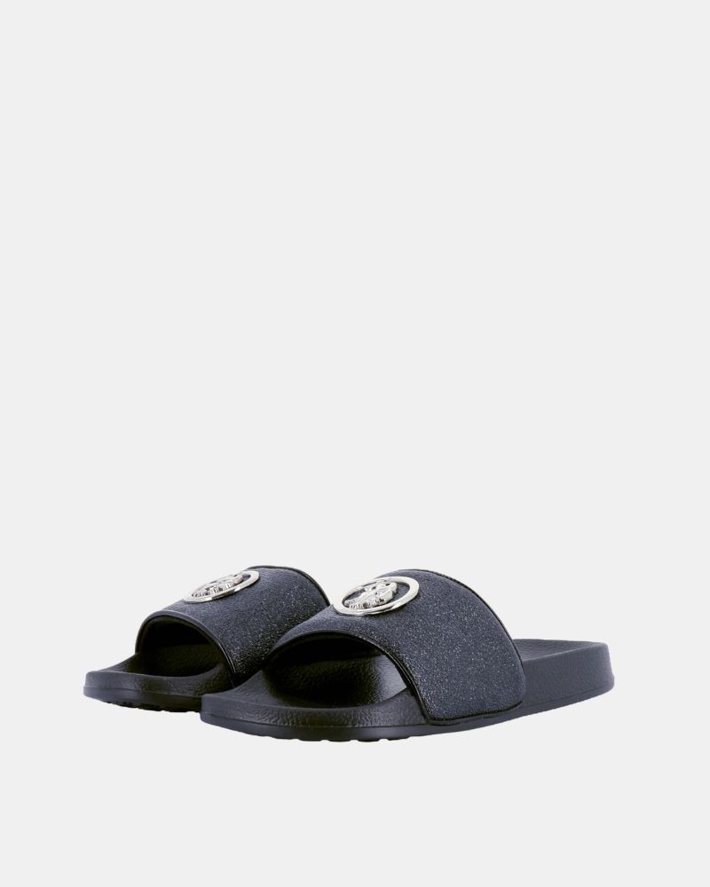 Sandalias Chancletas Mujer US Polo Negro IVY002E 6Y6