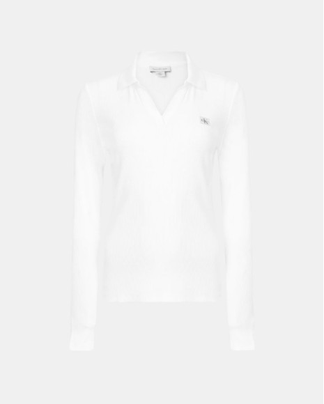 Camisetas Manga larga Mujer CALVIN KLEIN Blanco LV047E203GYAA