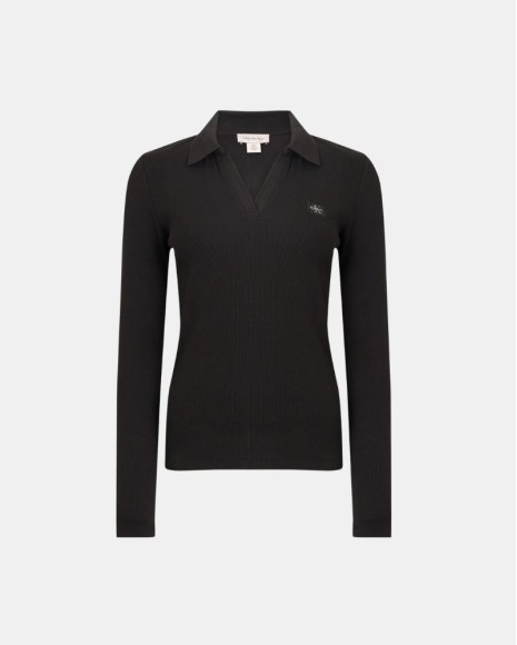 Camisetas Manga larga Mujer CALVIN KLEIN Negro LV047E203GUB1