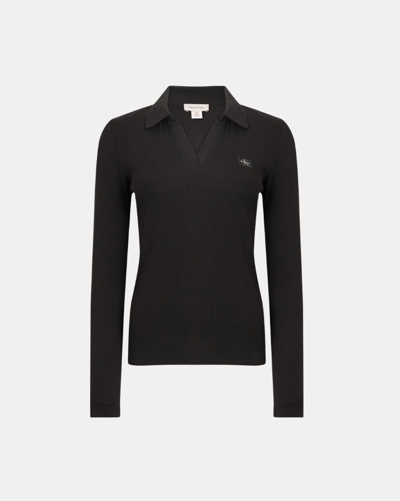 Camisetas Manga larga Mujer CALVIN KLEIN Negro LV047E203GUB1