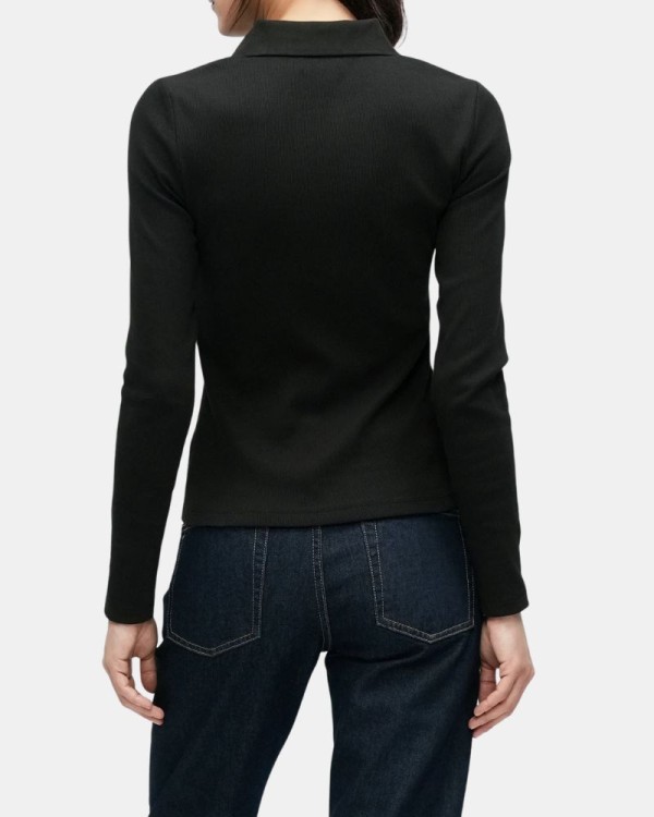 Camisetas Manga larga Mujer CALVIN KLEIN Negro LV047E203GUB1