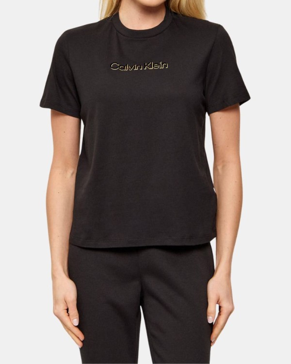 Camisetas Manga corta Mujer CALVIN KLEIN Negro LV047E821GUB1