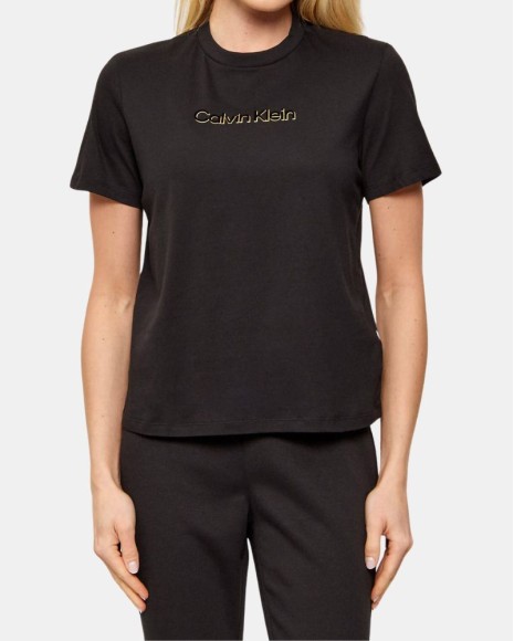 Camisetas Manga corta Mujer CALVIN KLEIN Negro LV047E821GUB1