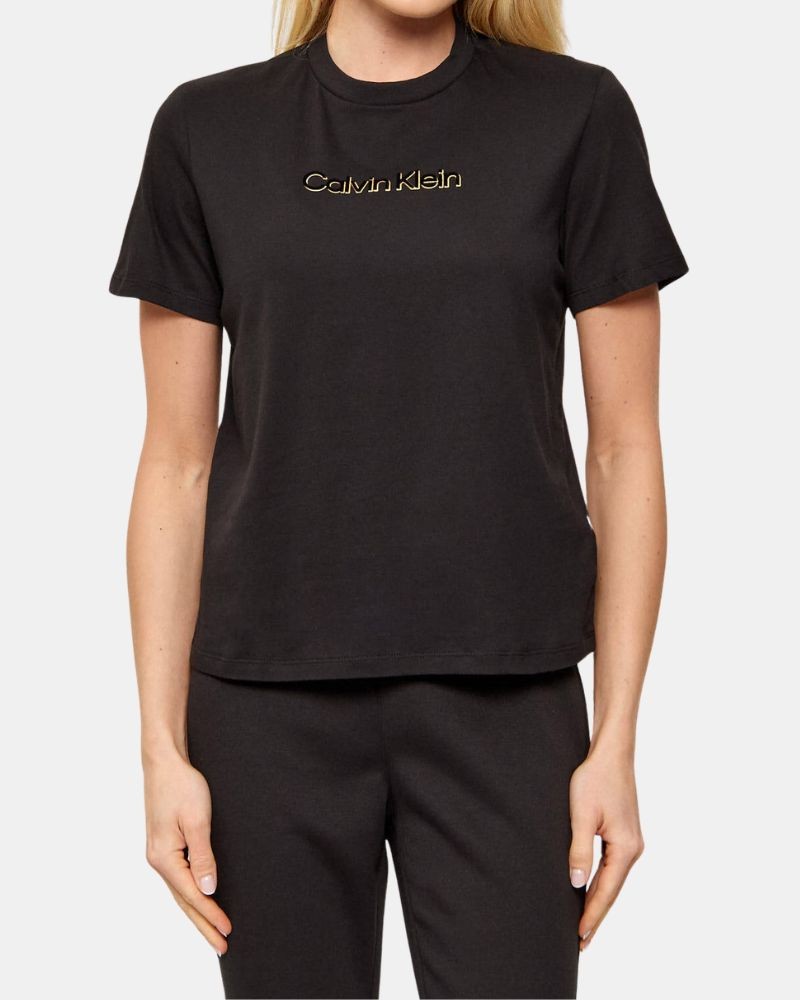 Camisetas Manga corta Mujer CALVIN KLEIN Negro LV047E821GUB1