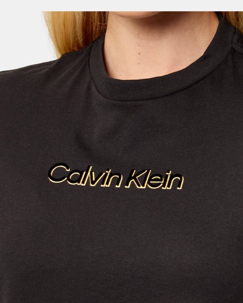 Camisetas Manga corta Mujer CALVIN KLEIN Negro LV047E821GUB1