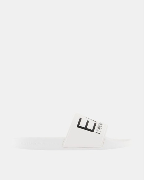 Sandalias Chancletas Hombre EA7 Blanco 7X000108 AF15118