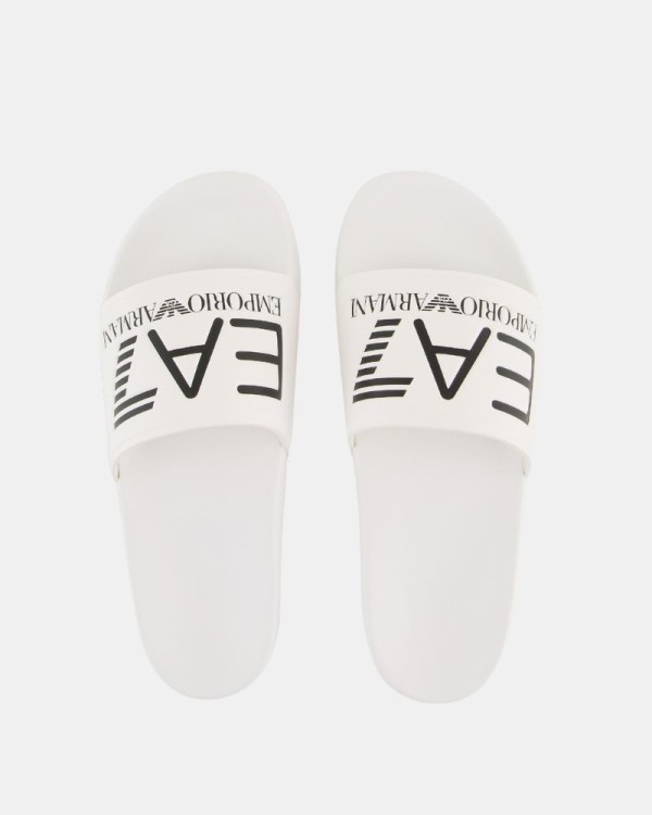 Sandalias Chancletas Hombre EA7 Blanco 7X000108 AF15118