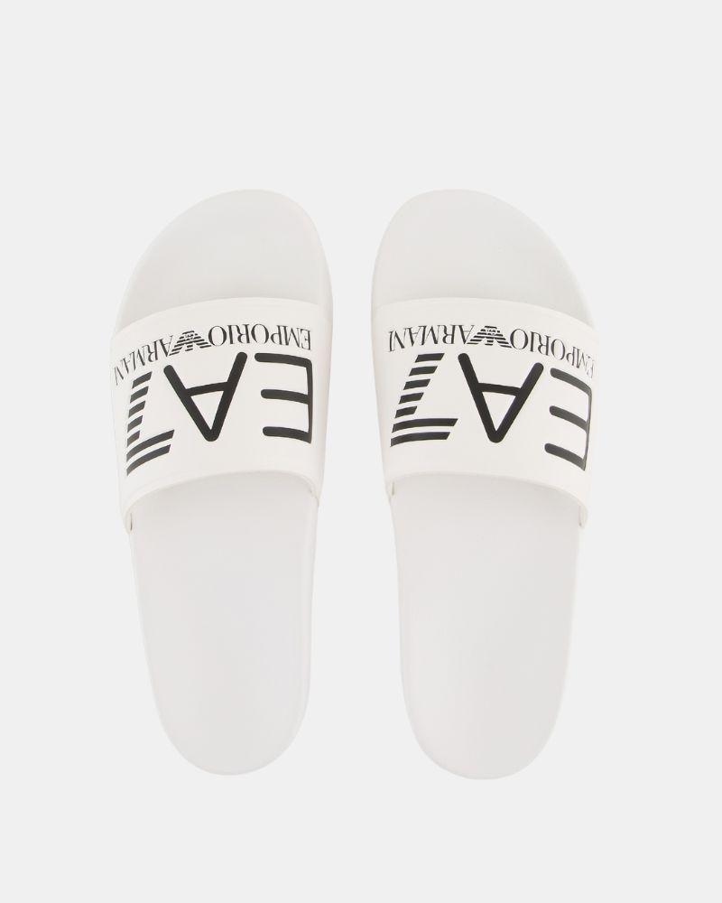 Sandalias Chancletas Hombre EA7 Blanco 7X000108 AF15118