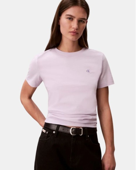 Camisetas Manga corta Mujer CALVIN KLEIN Morado LV047B224G3OQ