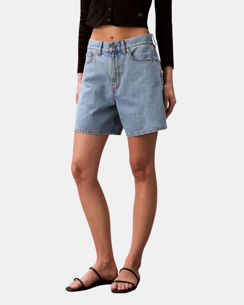 Pantalones Bermudas Mujer CALVIN KLEIN Azul LV047F675G1XT