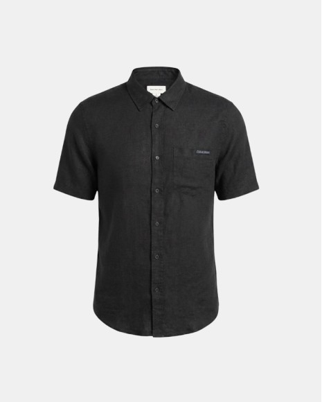 Camisas Manga curta Homem CALVIN KLEIN Preto LV04RF120GUB1