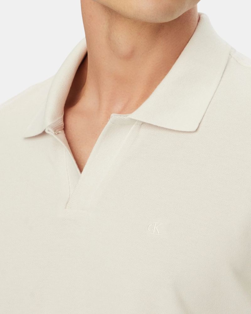 Camisetas Manga corta Hombre CALVIN KLEIN Beige LV04RF215GGNA