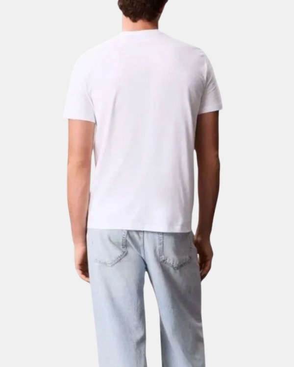 Camisetas de manga curta para homem CALVIN KLEIN Branco LV04RC832GYAA