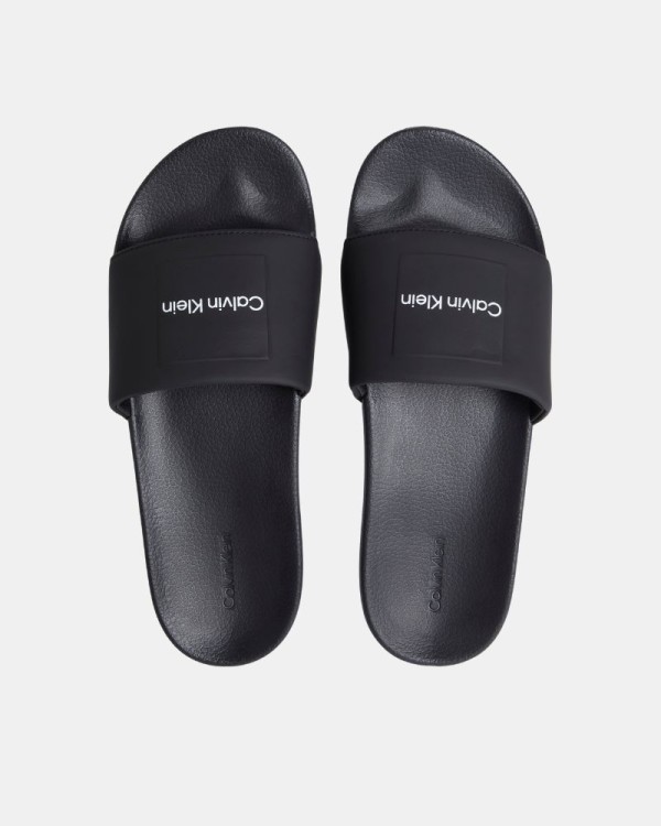 Sandalias Chancletas Hombre CALVIN KLEIN Negro HM0HM01754BEH