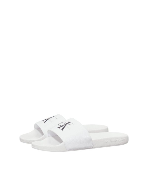 Sandalias Chancletas Hombre CALVIN KLEIN Blanco YM0YM0127101W