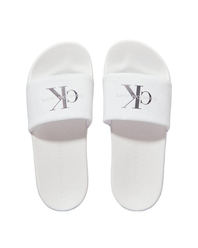 Sandalias Chancletas Hombre CALVIN KLEIN Blanco YM0YM0127101W