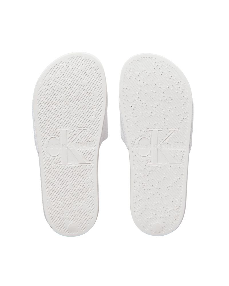 Sandalias Chancletas Hombre CALVIN KLEIN Blanco YM0YM0127101W