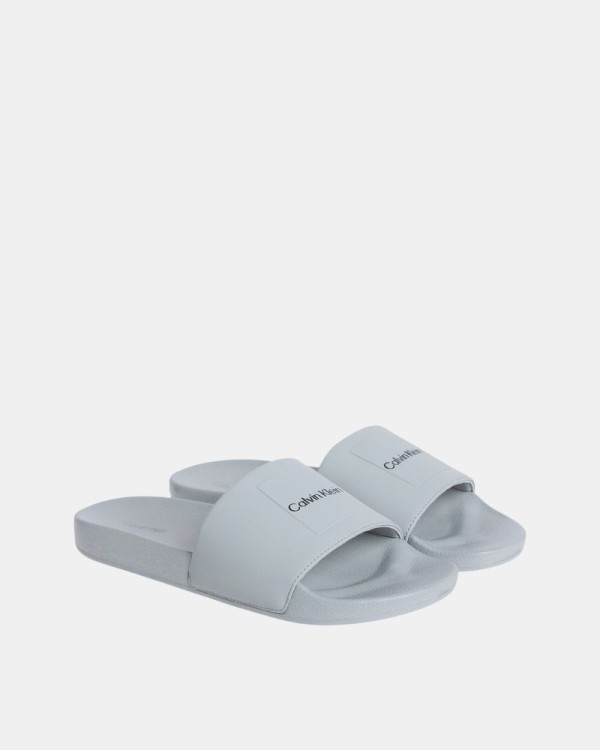 Sandalias Chancletas Hombre CALVIN KLEIN Gris HM0HM01754PDQ
