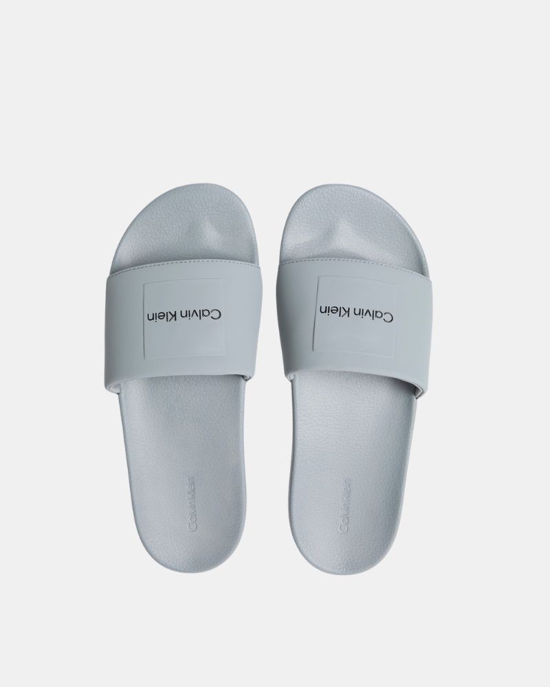 Sandalias Chancletas Hombre CALVIN KLEIN Gris HM0HM01754PDQ