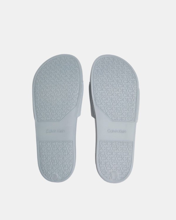 Sandalias Chancletas Hombre CALVIN KLEIN Gris HM0HM01754PDQ