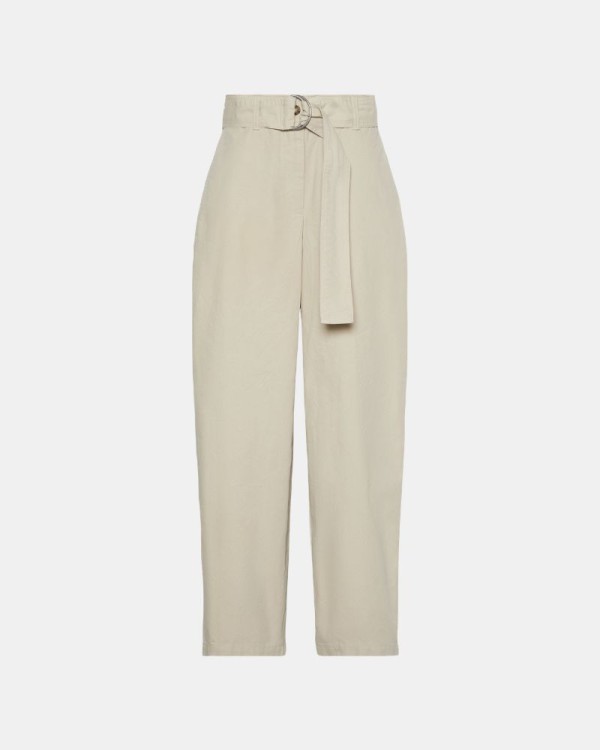 Pantalones Largos Mujer CALVIN KLEIN Beige LV044E619G2F2