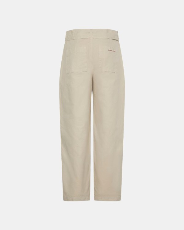 Pantalones Largos Mujer CALVIN KLEIN Beige LV044E619G2F2