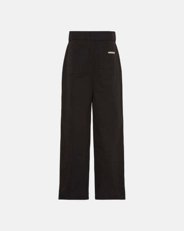Pantalones Largos Mujer CALVIN KLEIN Negro LV044E619G2F2