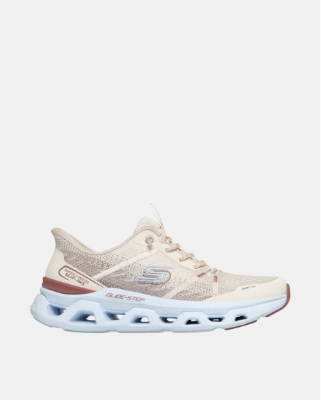 Zapatillas Bajas Mujer SKECHERS Blanco 150513 SLIP INS GLIDE STEP