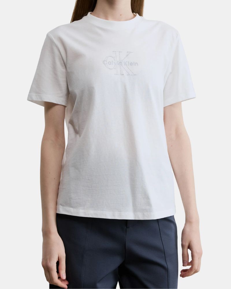 Camisetas Manga corta Mujer CALVIN KLEIN Blanco LV047F831G