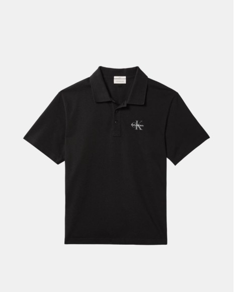 Camisetas Manga corta Polos Hombre CALVIN KLEIN Negro LV04RF209GUB1