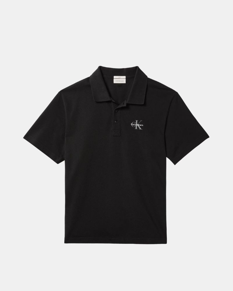 Camisetas Manga corta Polos Hombre CALVIN KLEIN Negro LV04RF209GUB1