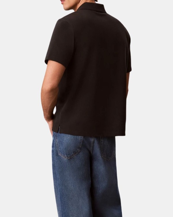 Camisetas Manga corta Polos Hombre CALVIN KLEIN Negro LV04RF209GUB1