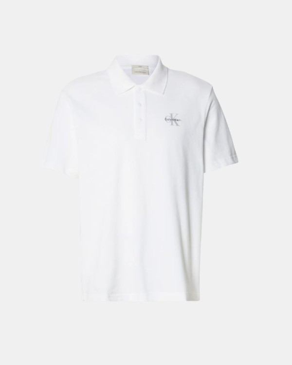 Camisetas Manga corta Polos Hombre CALVIN KLEIN Blanco LV04RF209GYAF