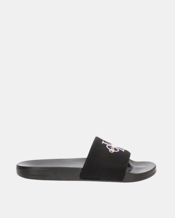 Sandalias Chancletas Mujer CALVIN KLEIN Negro HW0HW02958