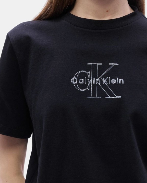 Camisetas Manga corta Mujer CALVIN KLEIN Negro LV047F831G