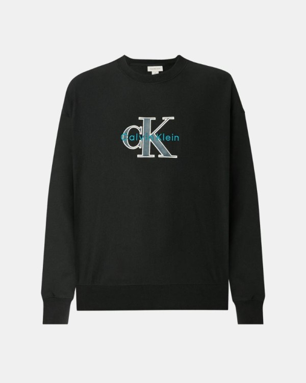 Sudaderas Sin capucha Hombre CALVIN KLEIN Negro LV04RE200G